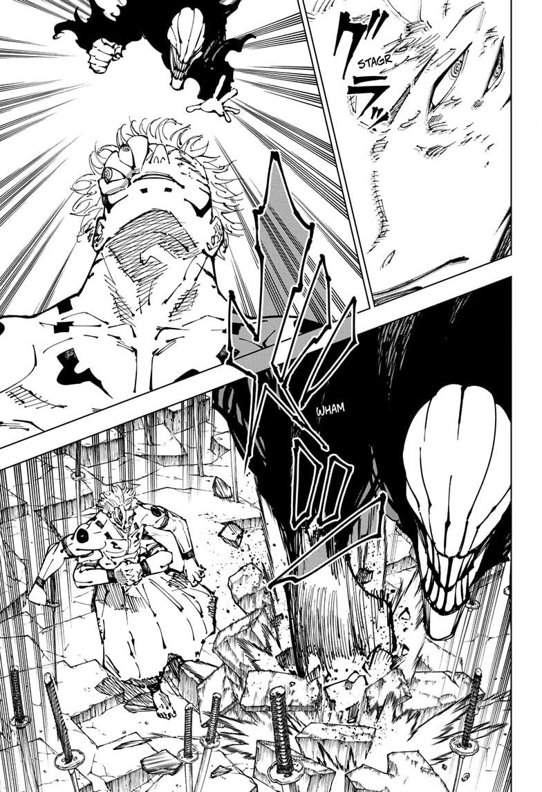 Jujutsu Kaisen Manga Chapter 250 page 3 - Inhuman Makyo Shinjuku Showdown, Part 22