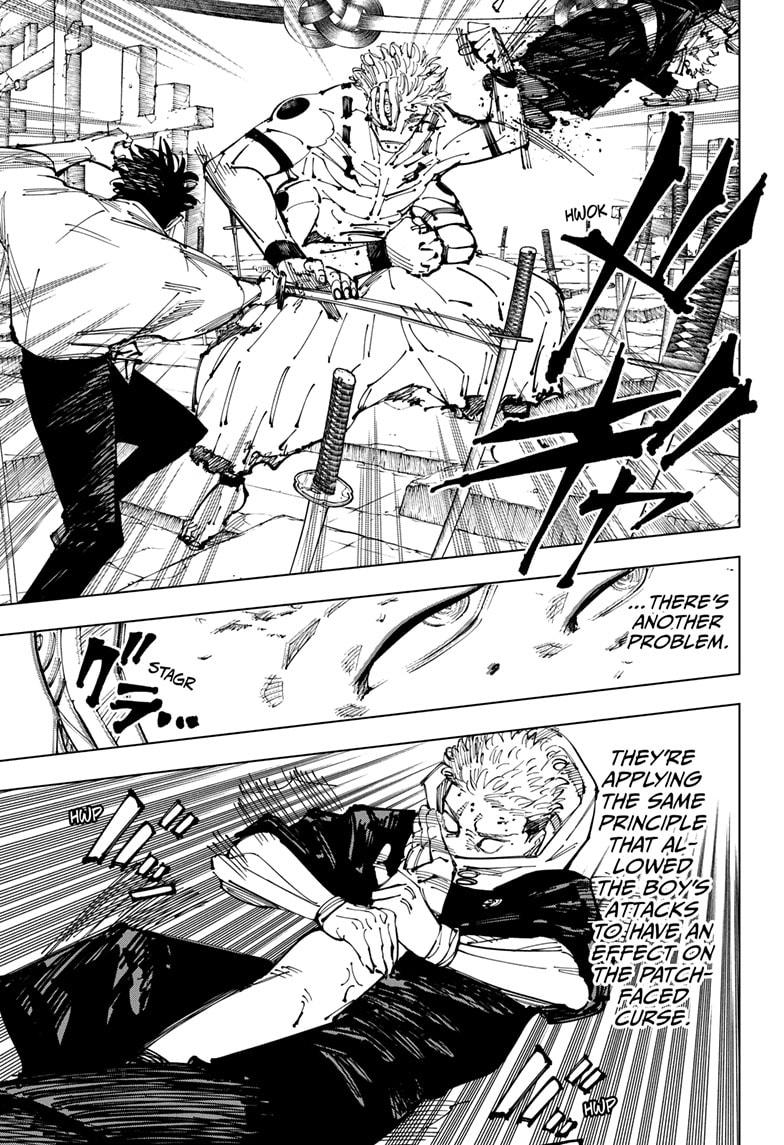 Jujutsu Kaisen Manga Chapter 250 page 7 - Inhuman Makyo Shinjuku Showdown, Part 22