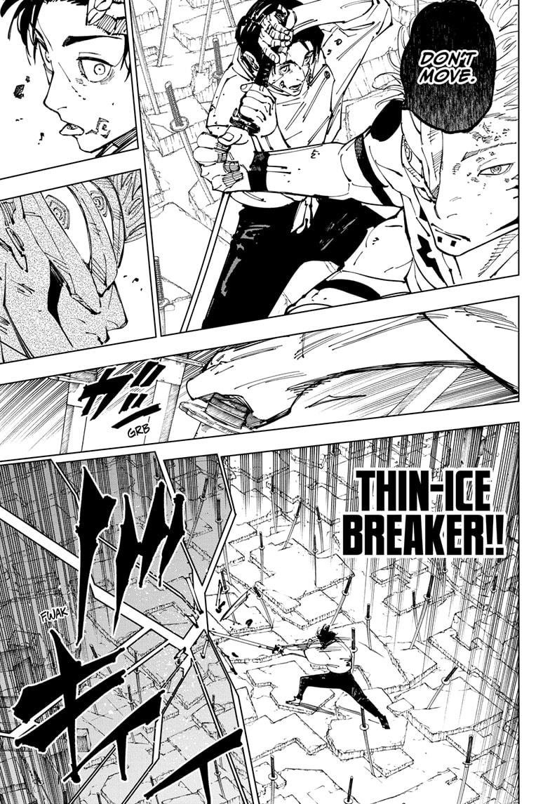 Jujutsu Kaisen Manga Chapter 250 page 9 - Inhuman Makyo Shinjuku Showdown, Part 22