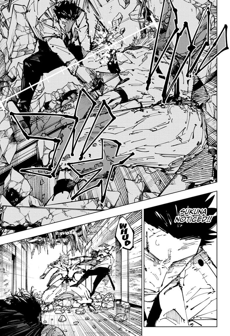 Jujutsu Kaisen Manga Chapter 253 page 11 - Inhuman Makyo Shinjuku Showdown, Part 25