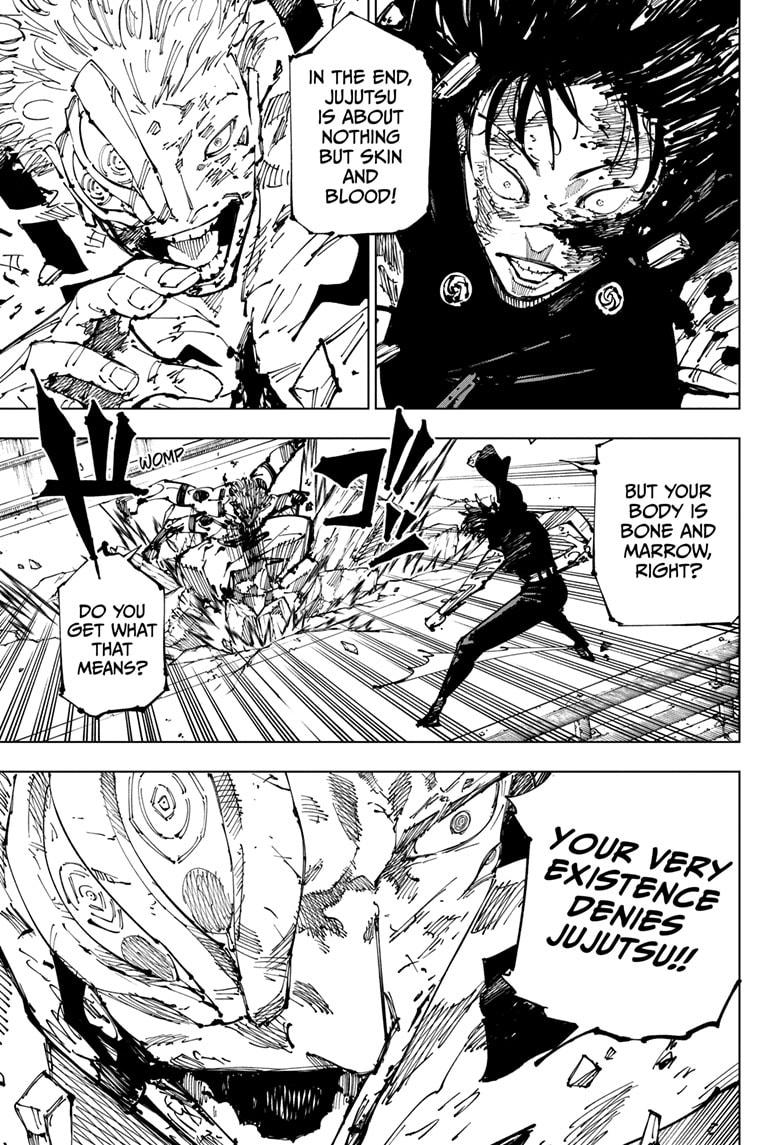 Jujutsu Kaisen Manga Chapter 253 page 17 - Inhuman Makyo Shinjuku Showdown, Part 25