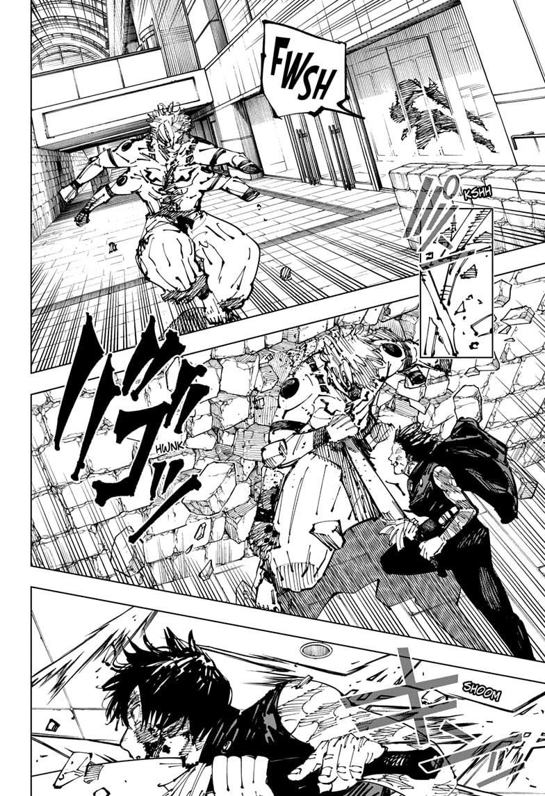 Jujutsu Kaisen Manga Chapter 256 page 6 - Inhuman Makyo Shinjuku Showdown, Part 28