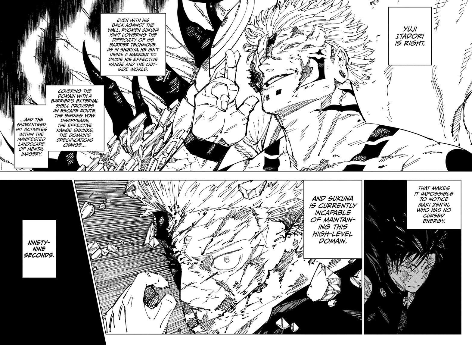 Jujutsu Kaisen Manga Chapter 258 page 10 - Inhuman Makyo Shinjuku Showdown, Part 30
