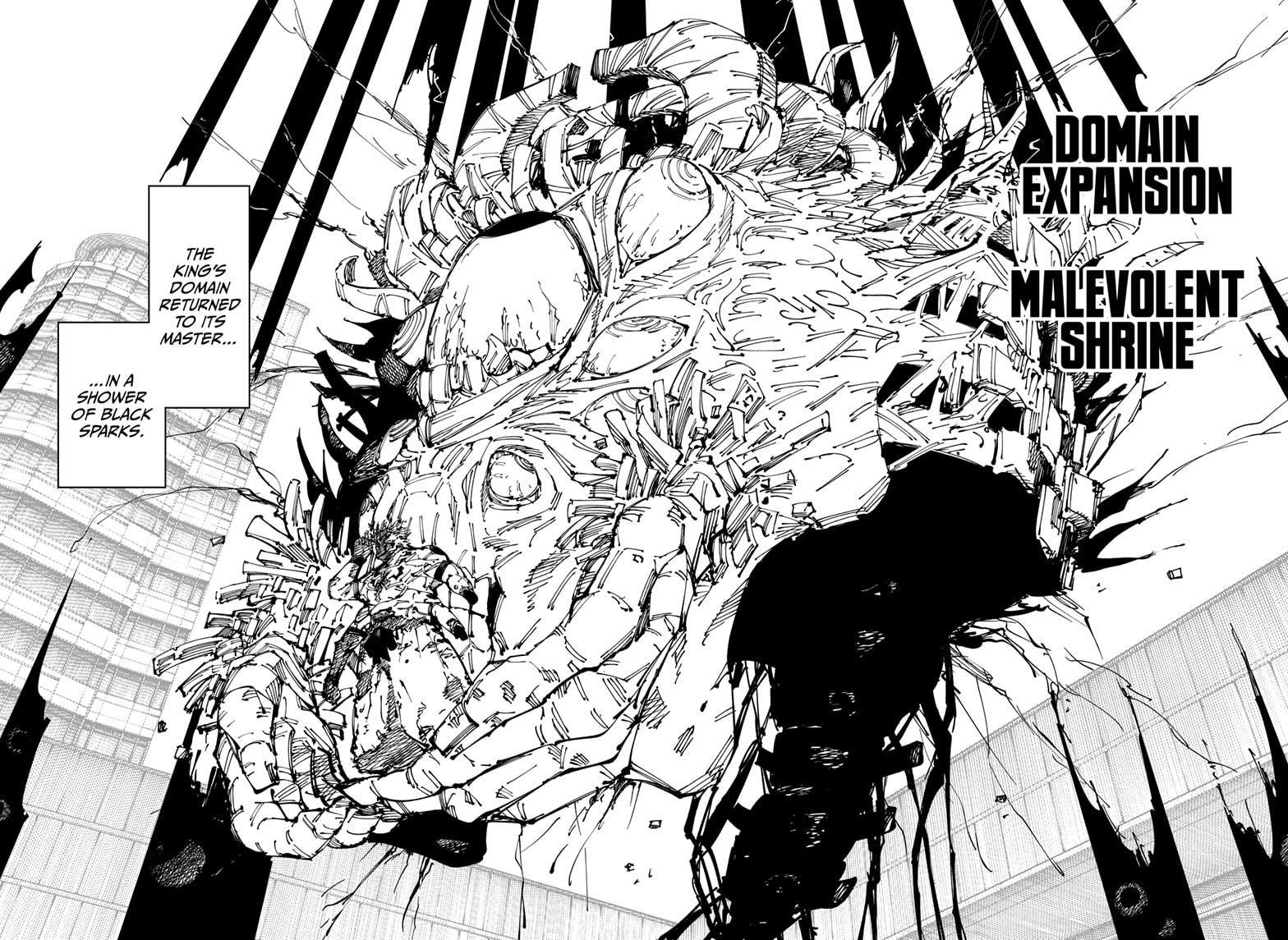 Jujutsu Kaisen Manga Chapter 258 page 2 - Inhuman Makyo Shinjuku Showdown, Part 30