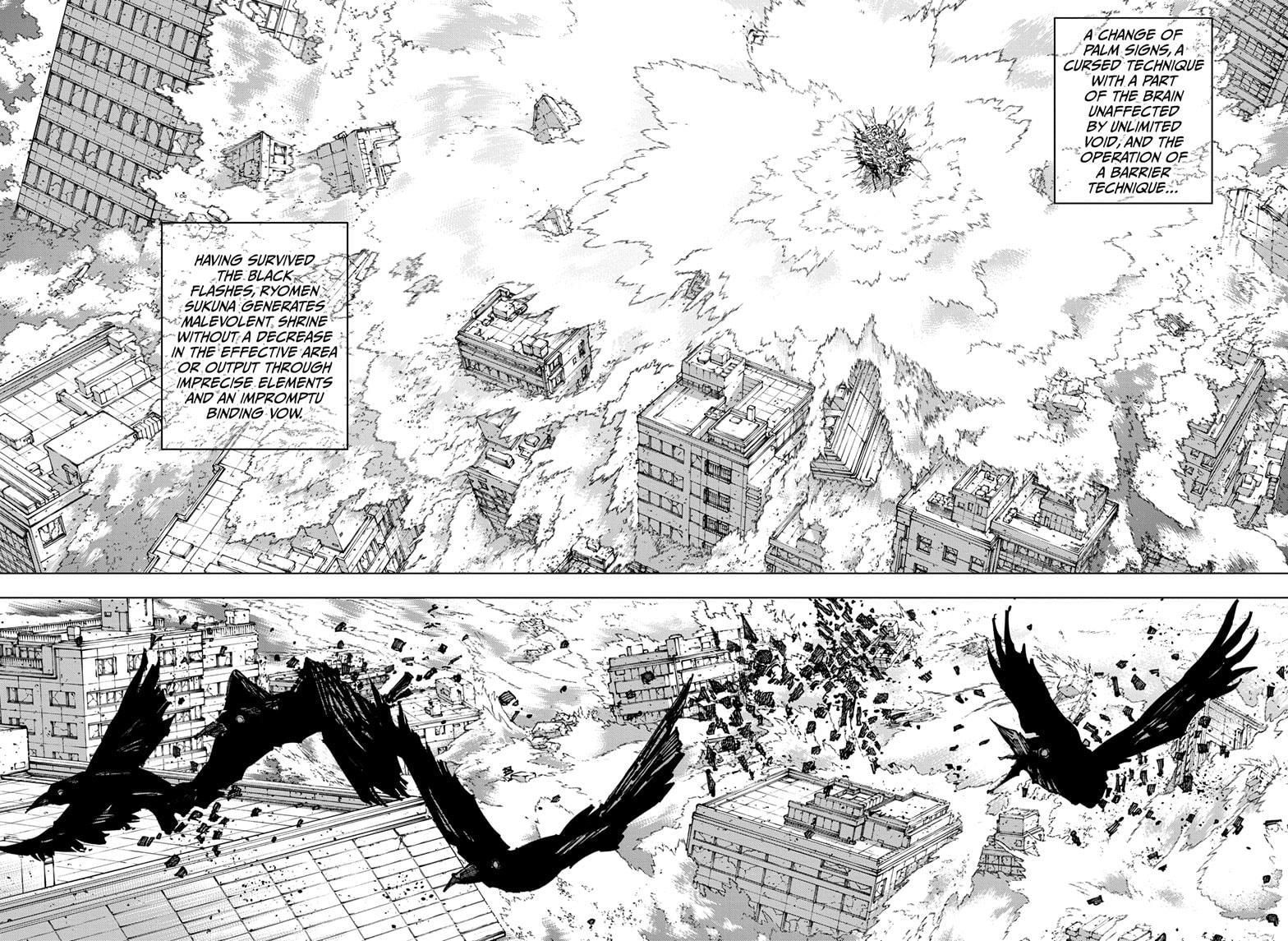 Jujutsu Kaisen Manga Chapter 258 page 3 - Inhuman Makyo Shinjuku Showdown, Part 30