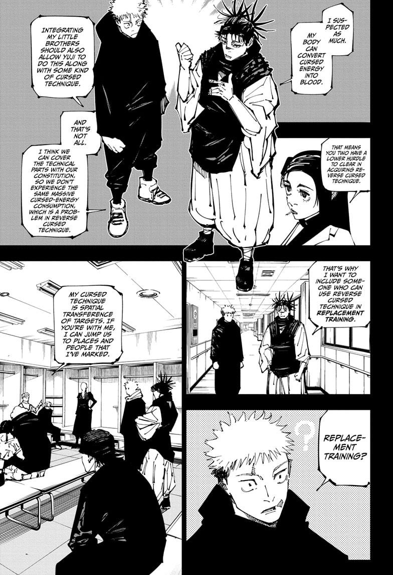 Jujutsu Kaisen Manga Chapter 258 page 5 - Inhuman Makyo Shinjuku Showdown, Part 30