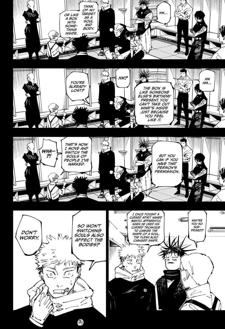 Jujutsu Kaisen Manga Chapter 258 page 6 - Inhuman Makyo Shinjuku Showdown, Part 30