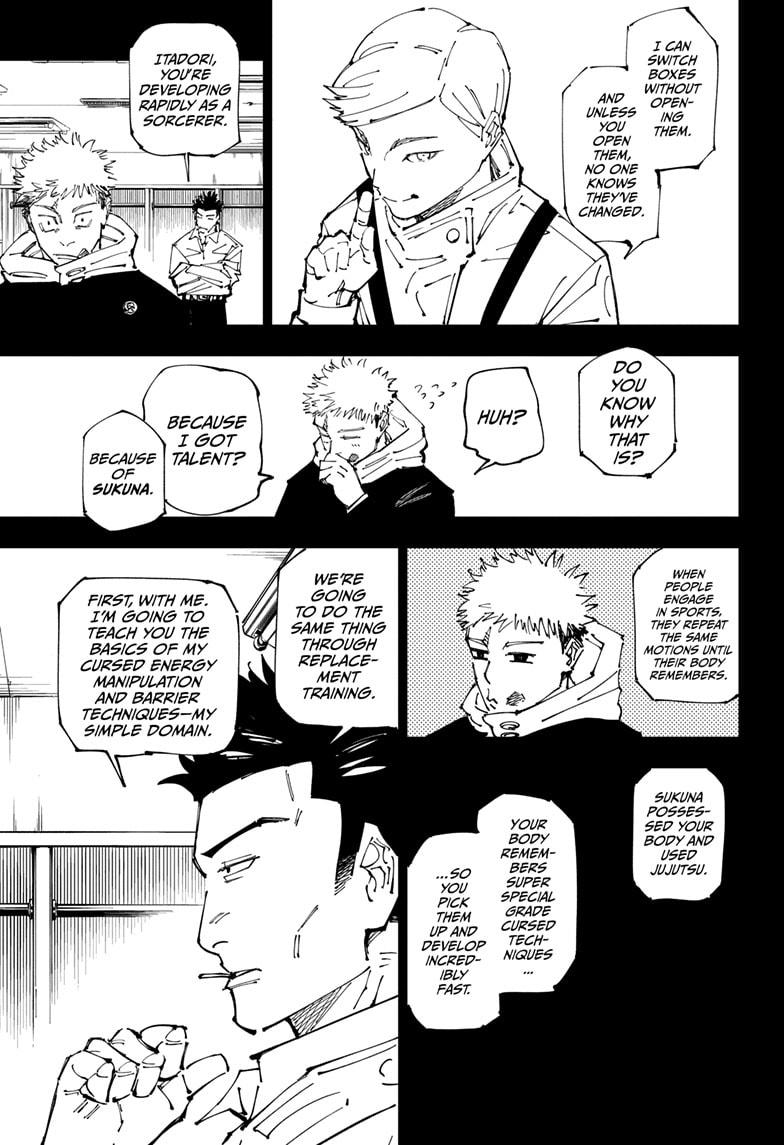 Jujutsu Kaisen Manga Chapter 258 page 7 - Inhuman Makyo Shinjuku Showdown, Part 30