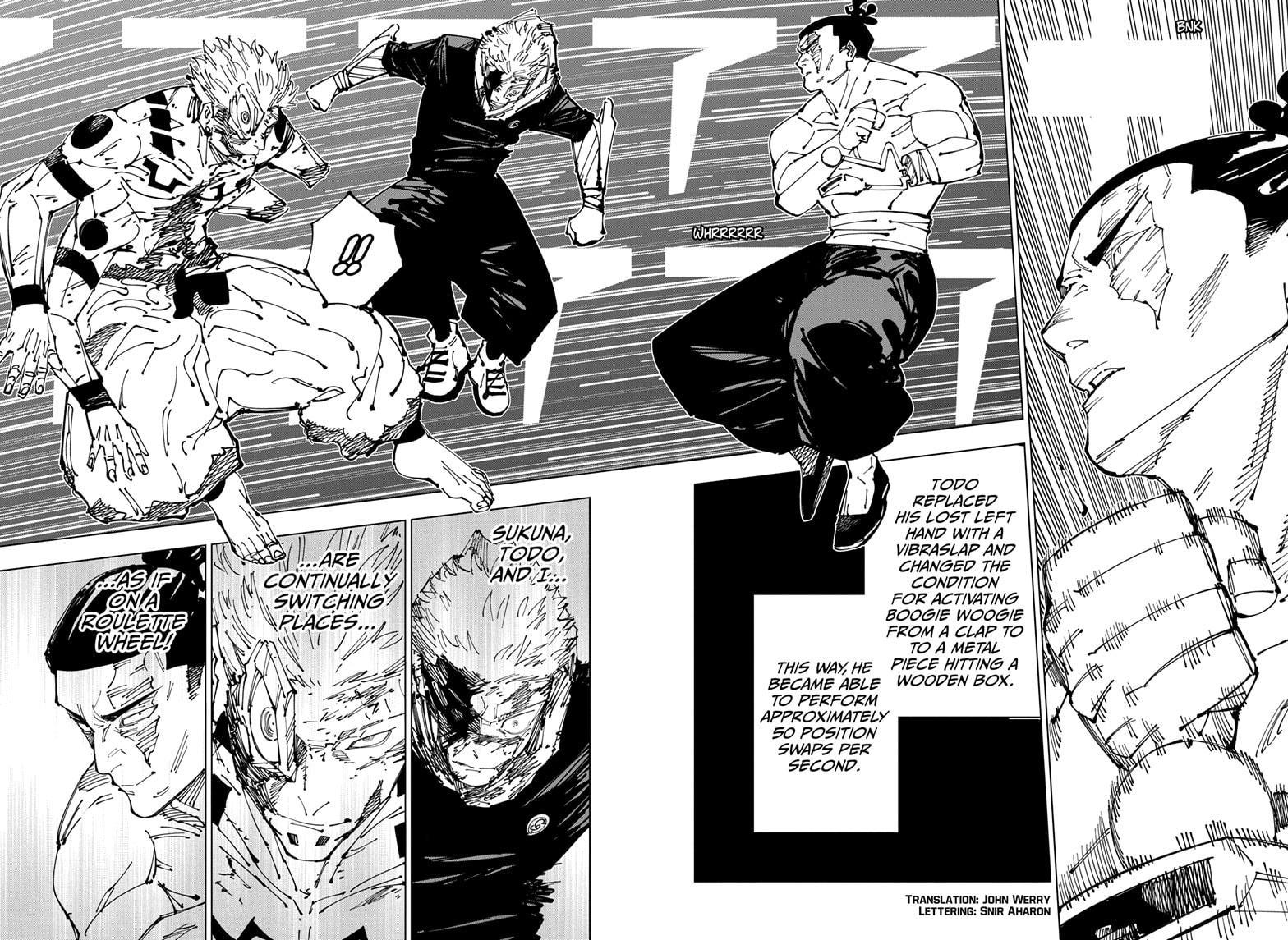 Jujutsu Kaisen Manga Chapter 260 page 2 - Inhuman Makyo Shinjuku Showdown, Part 32