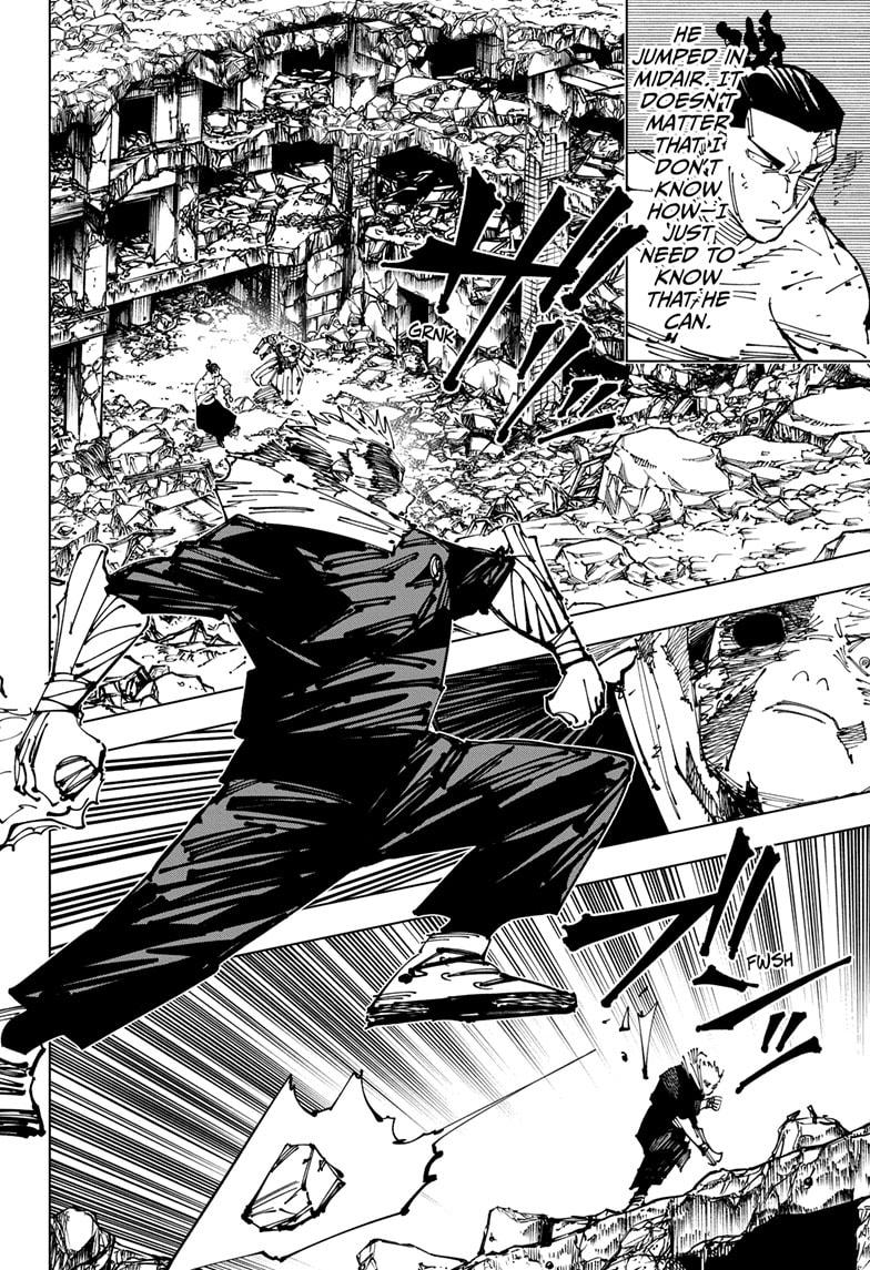 Jujutsu Kaisen Manga Chapter 260 page 7 - Inhuman Makyo Shinjuku Showdown, Part 32