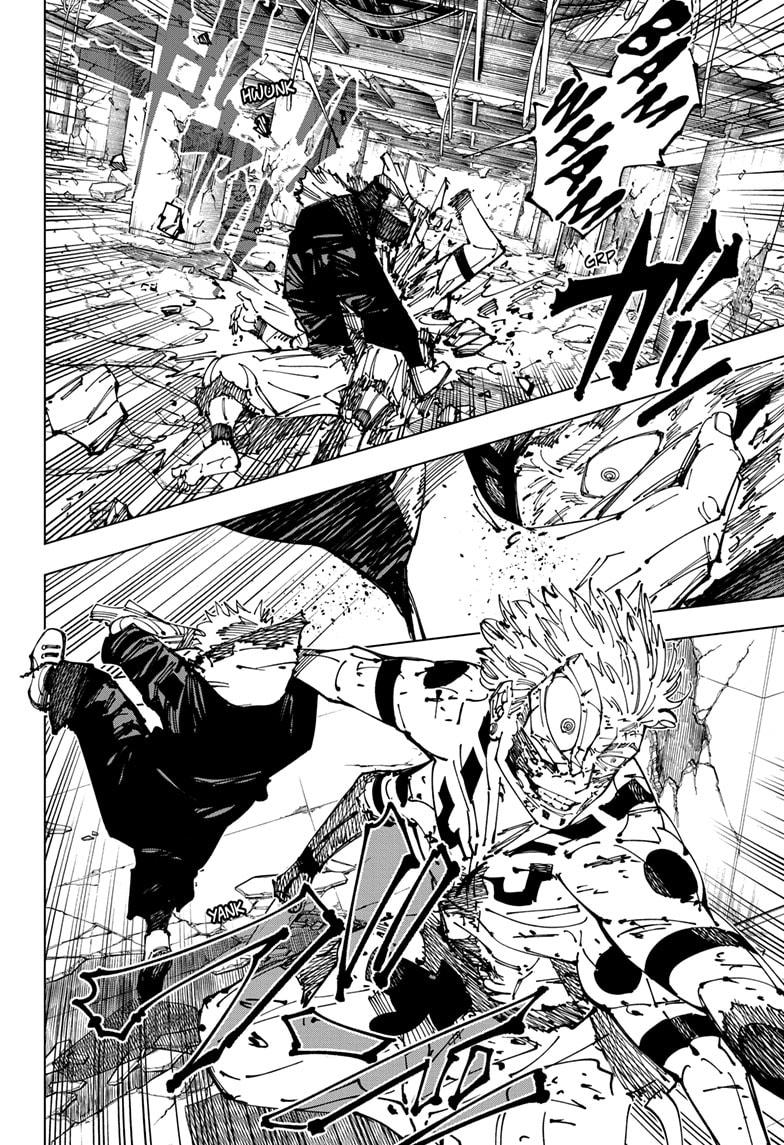 Jujutsu Kaisen Manga Chapter 260 page 9 - Inhuman Makyo Shinjuku Showdown, Part 32