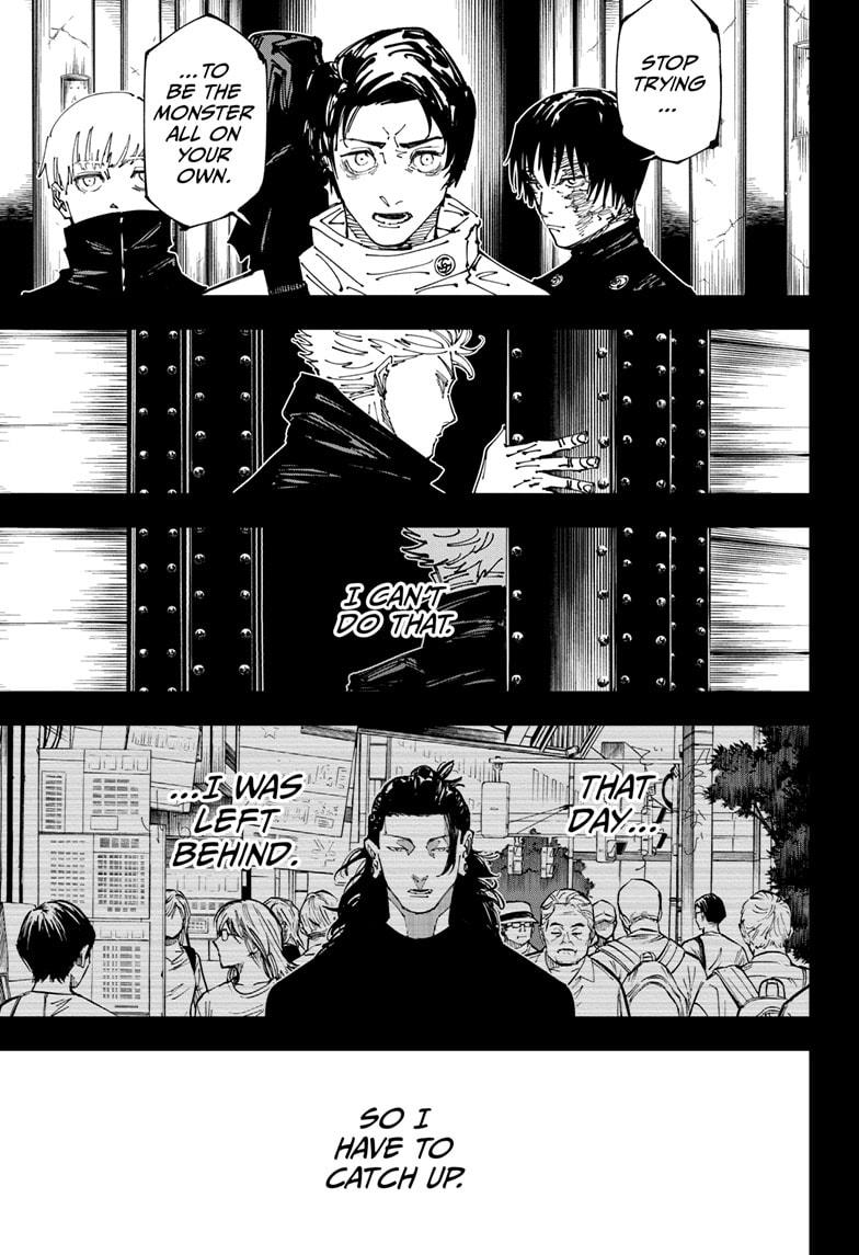 Jujutsu Kaisen Manga Chapter 261 page 11 - Inhuman Makyo Shinjuku Showdown, Part 33