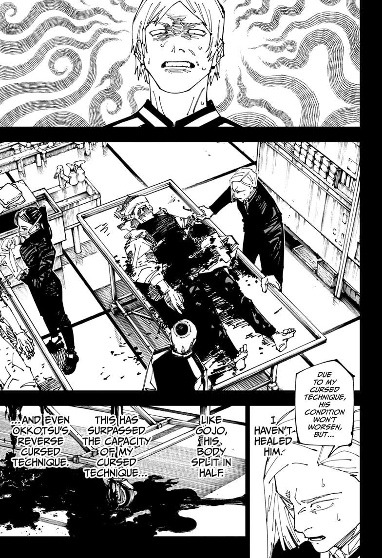 Jujutsu Kaisen Manga Chapter 261 page 13 - Inhuman Makyo Shinjuku Showdown, Part 33