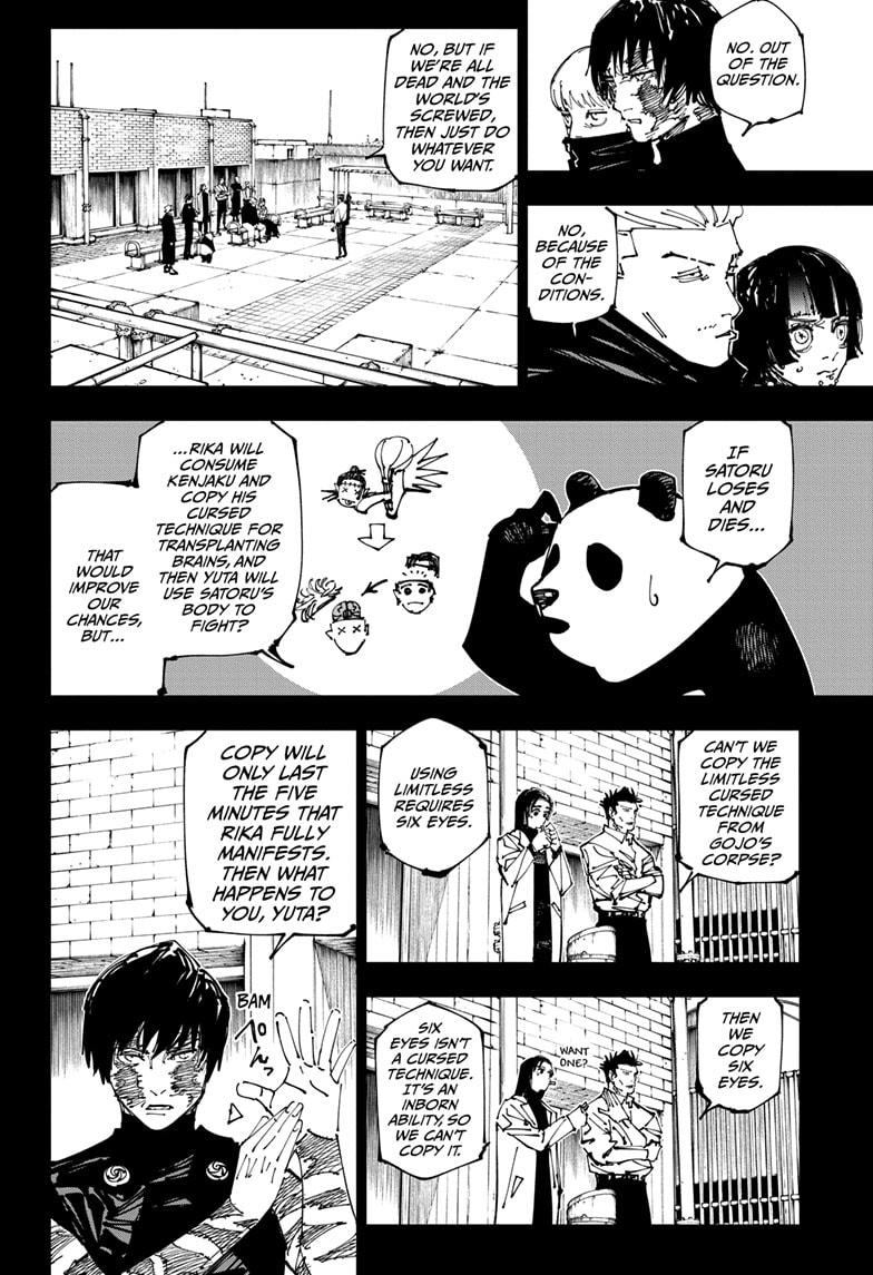 Jujutsu Kaisen Manga Chapter 261 page 4 - Inhuman Makyo Shinjuku Showdown, Part 33