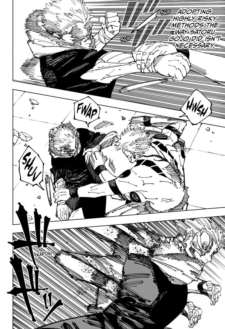 Jujutsu Kaisen Manga Chapter 264 page 12 - Inhuman Makyo Shinjuku Showdown, Part 36