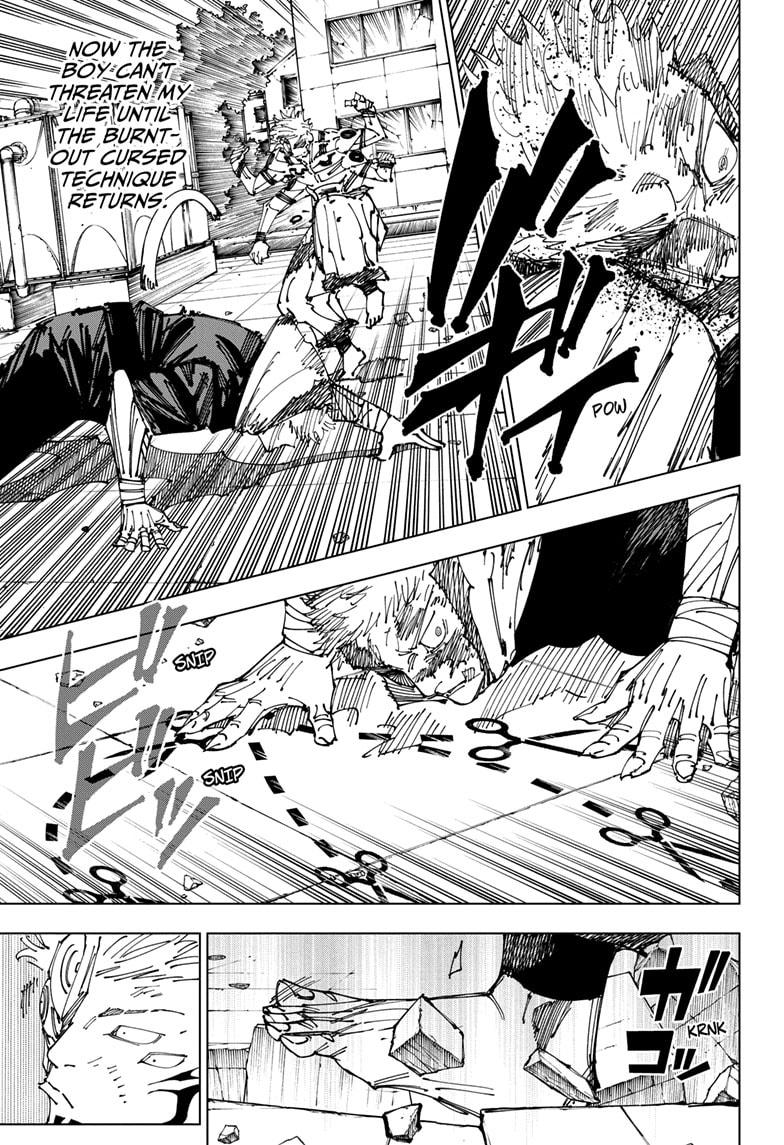 Jujutsu Kaisen Manga Chapter 264 page 13 - Inhuman Makyo Shinjuku Showdown, Part 36