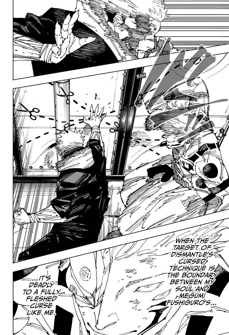 Jujutsu Kaisen Manga Chapter 264 page 14 - Inhuman Makyo Shinjuku Showdown, Part 36