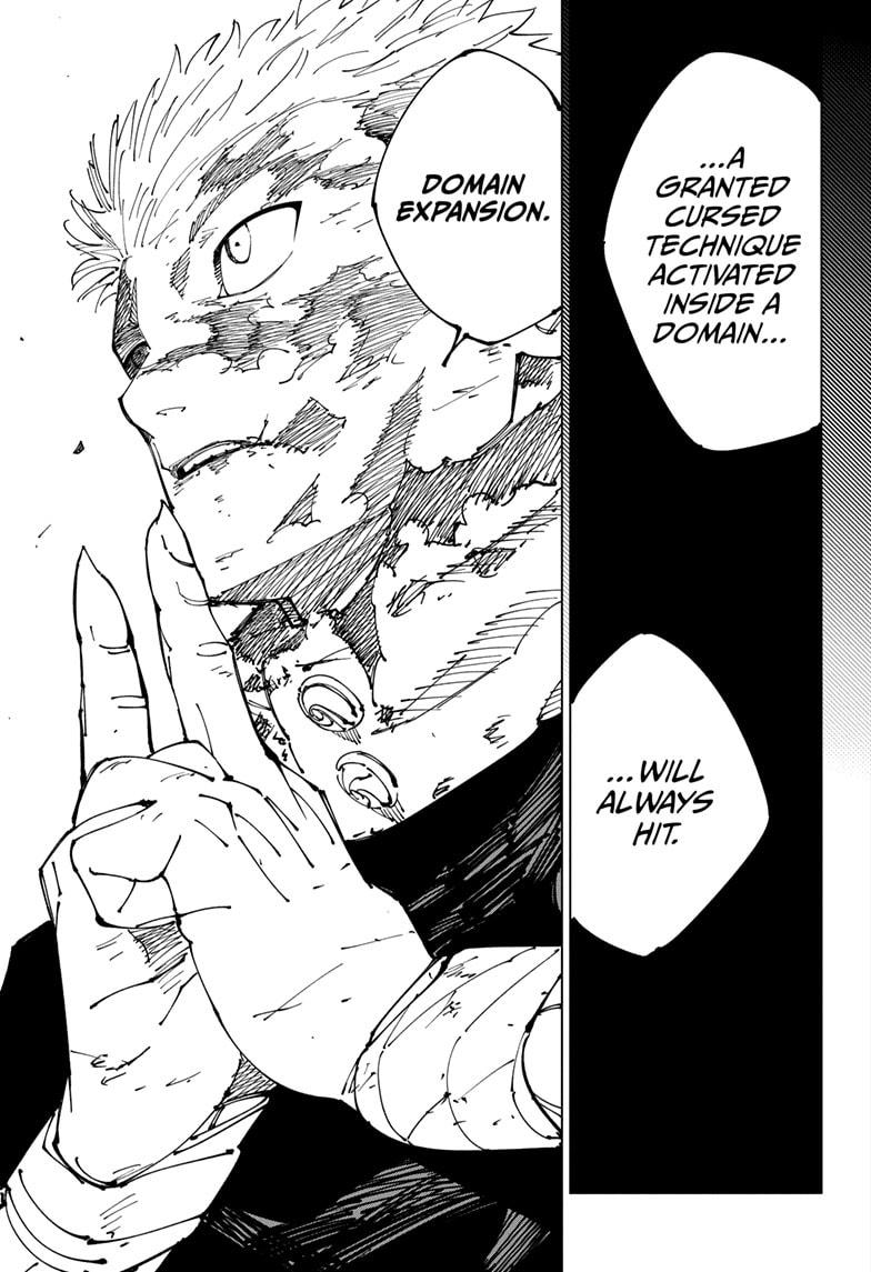 Jujutsu Kaisen Manga Chapter 264 page 17 - Inhuman Makyo Shinjuku Showdown, Part 36