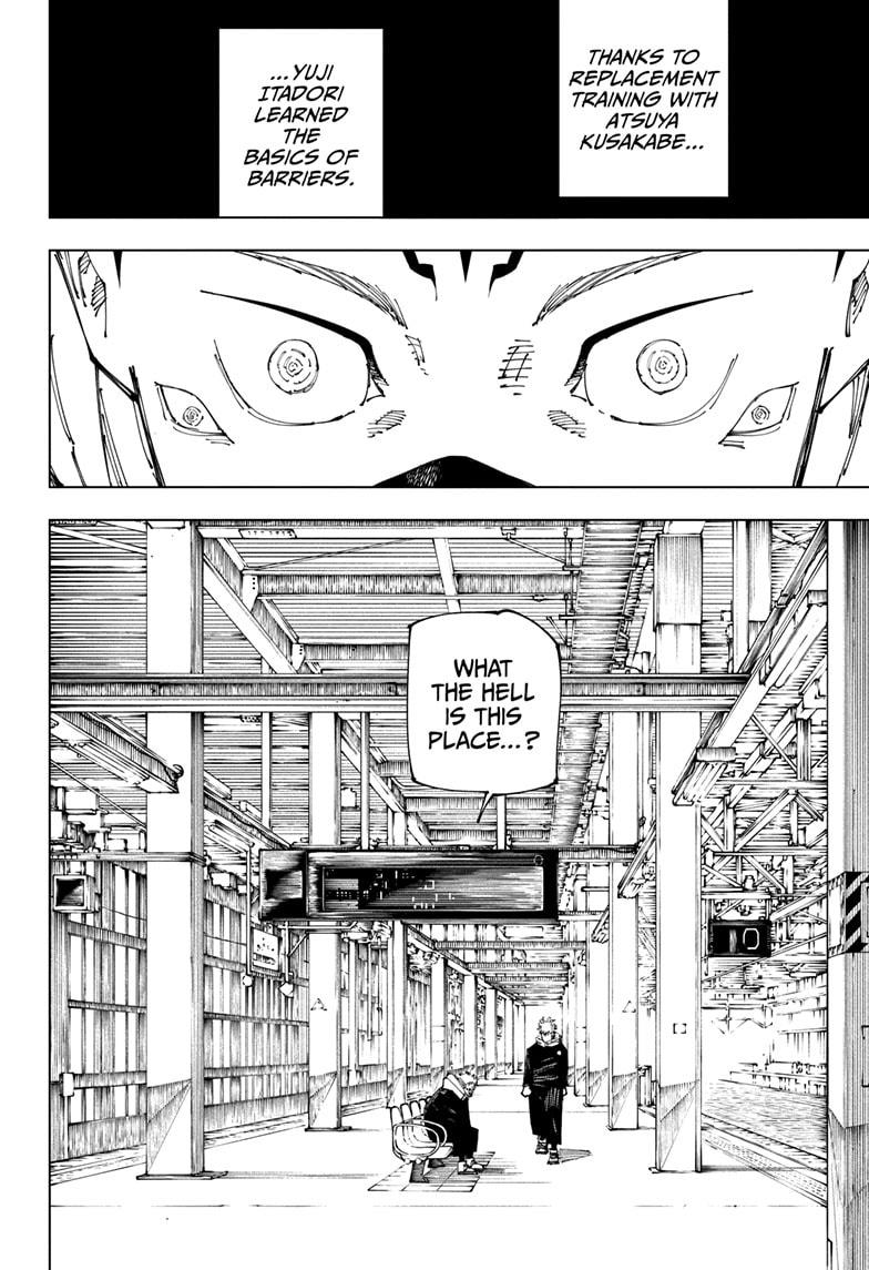 Jujutsu Kaisen Manga Chapter 264 page 18 - Inhuman Makyo Shinjuku Showdown, Part 36