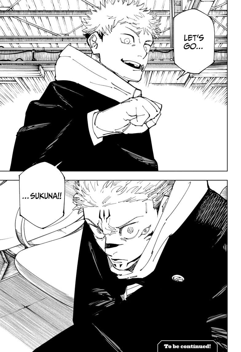Jujutsu Kaisen Manga Chapter 264 page 19 - Inhuman Makyo Shinjuku Showdown, Part 36