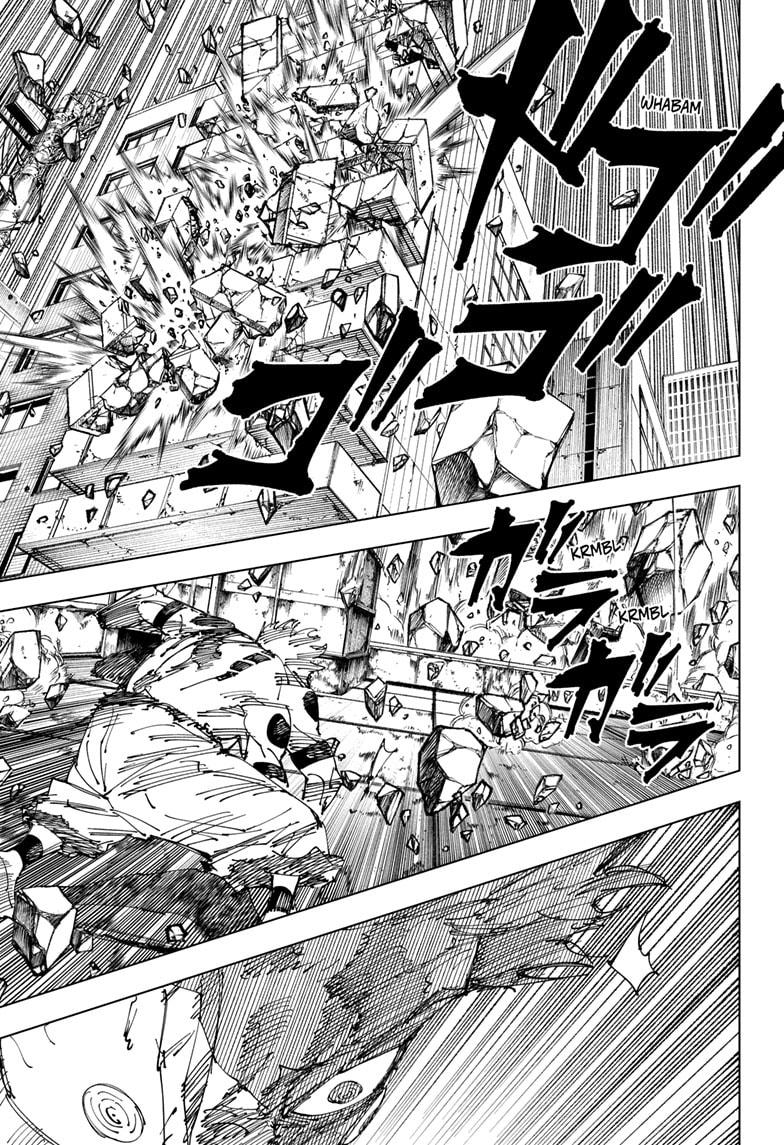 Jujutsu Kaisen Manga Chapter 264 page 9 - Inhuman Makyo Shinjuku Showdown, Part 36