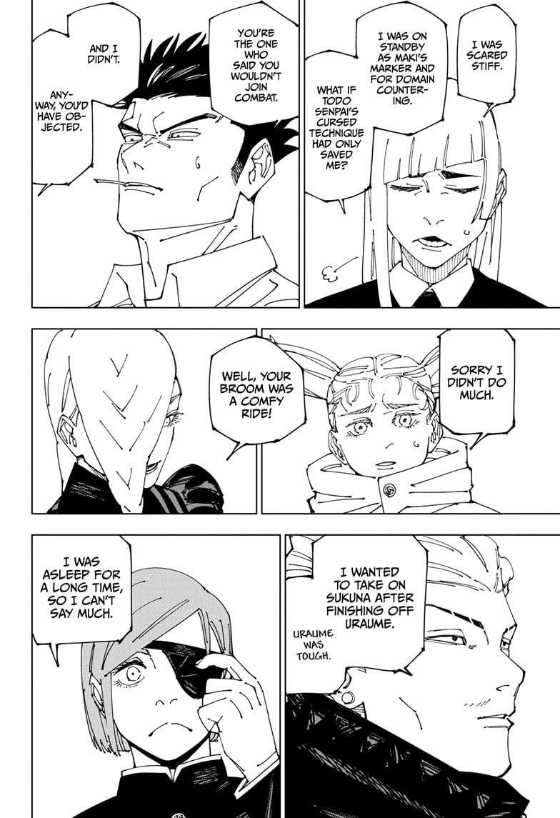 Jujutsu Kaisen Manga Chapter 269 page 10 - Considerations