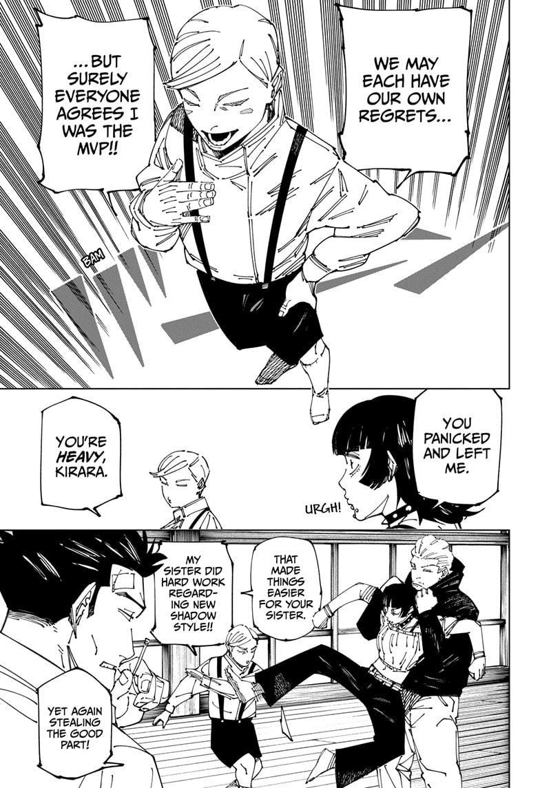 Jujutsu Kaisen Manga Chapter 269 page 11 - Considerations