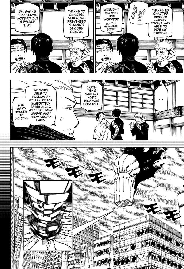 Jujutsu Kaisen Manga Chapter 269 page 8 - Considerations