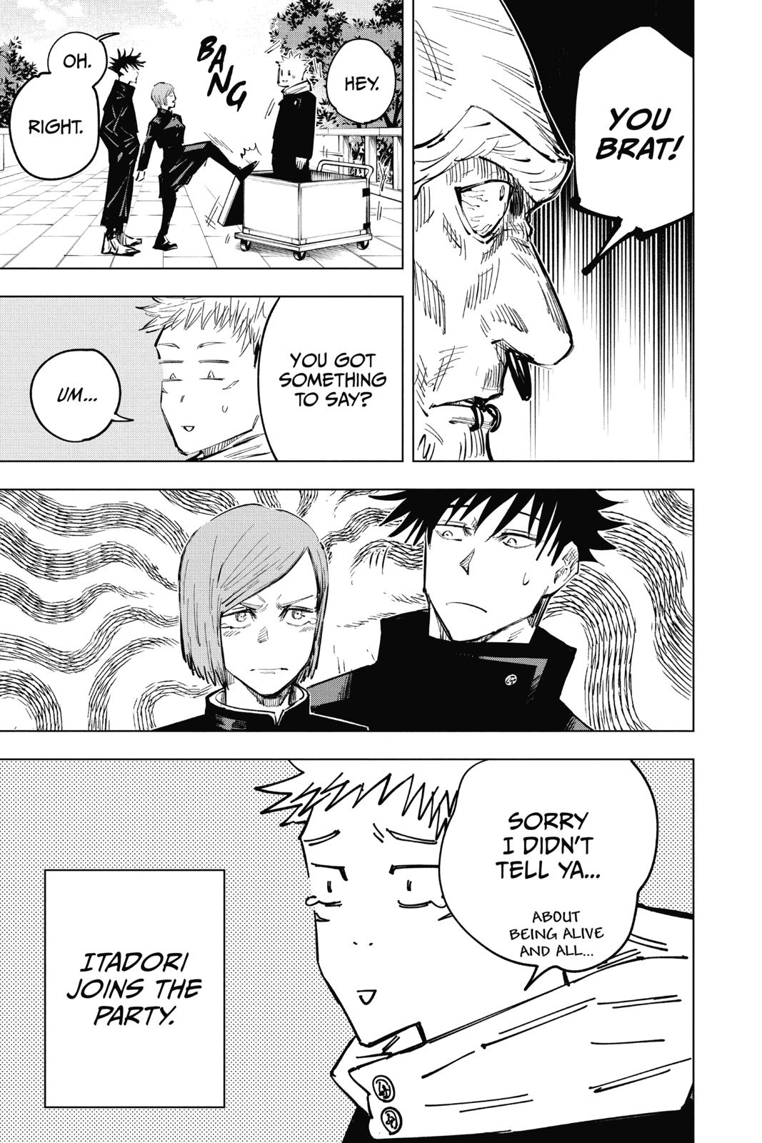 Jujutsu Kaisen Manga Chapter 32 page 20 - Introspection