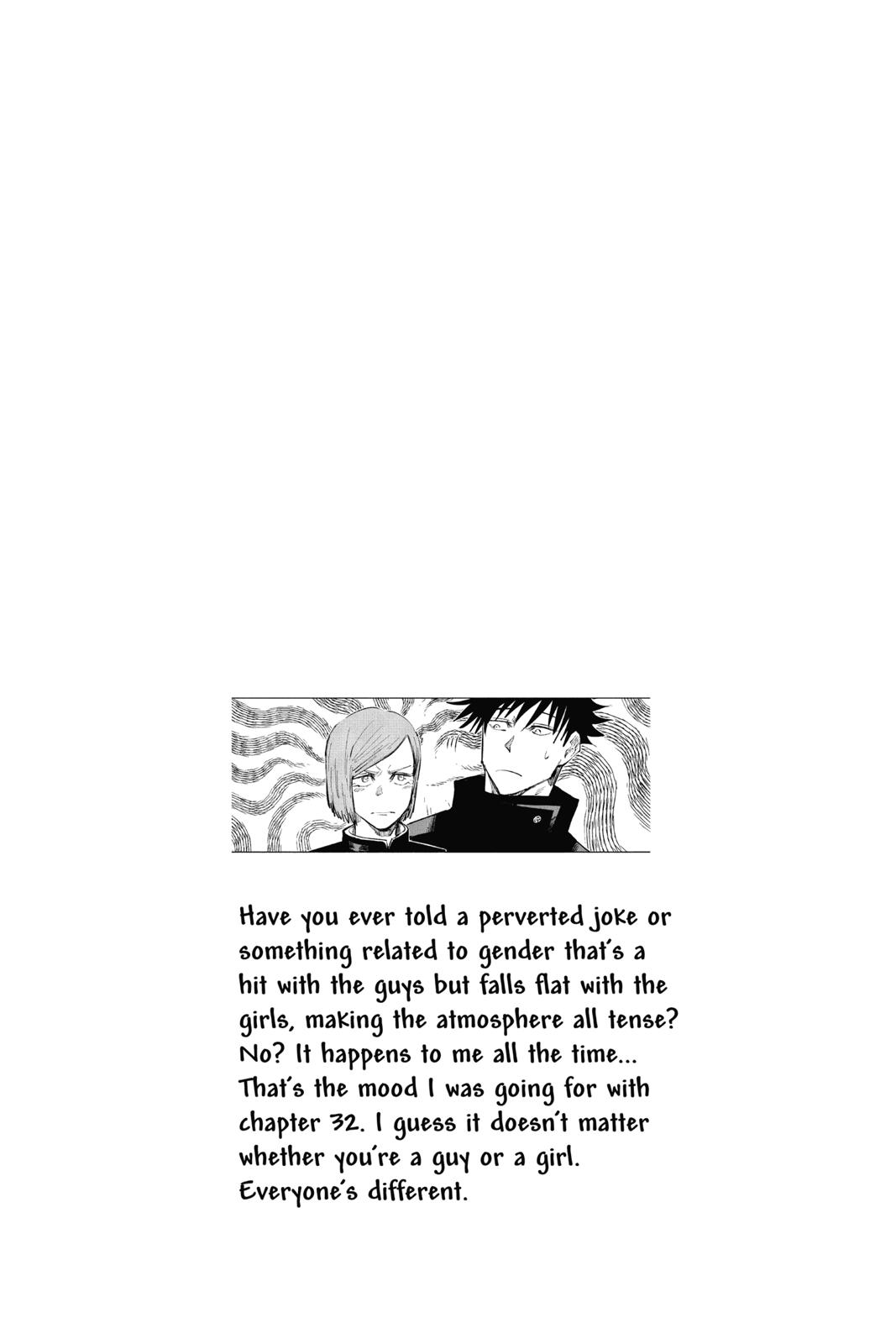 Jujutsu Kaisen Manga Chapter 32 page 21 - Introspection