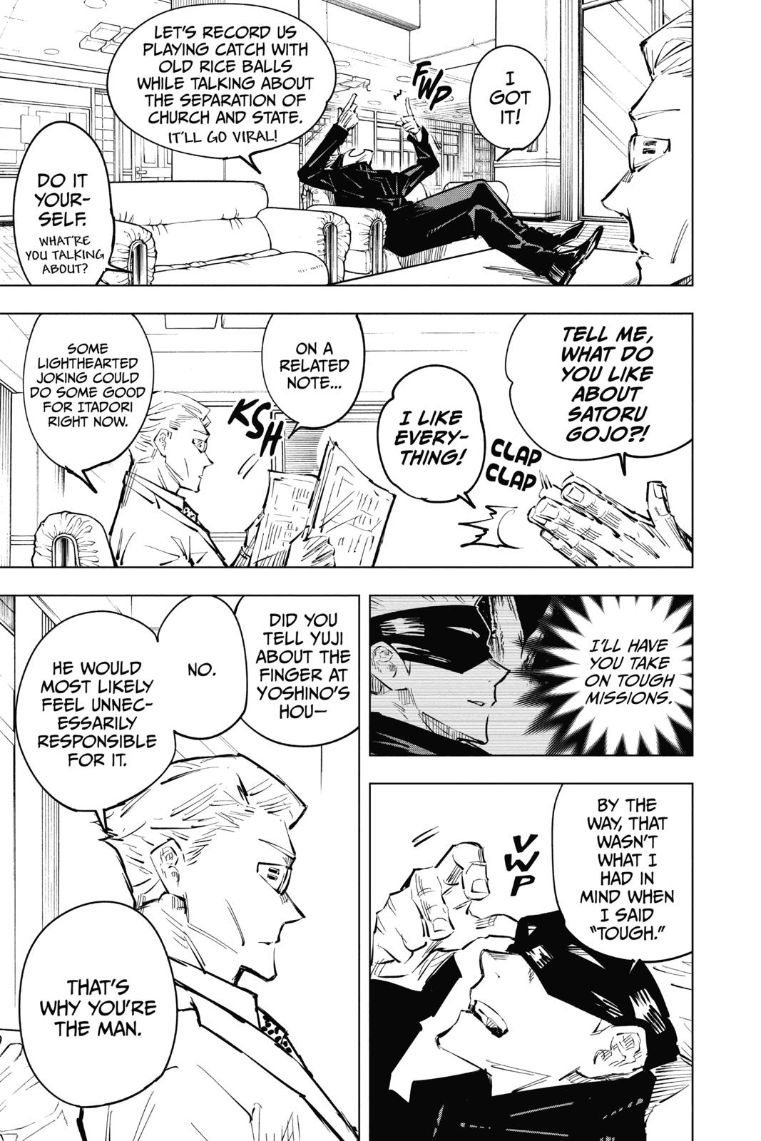 Jujutsu Kaisen Manga Chapter 32 page 7 - Introspection