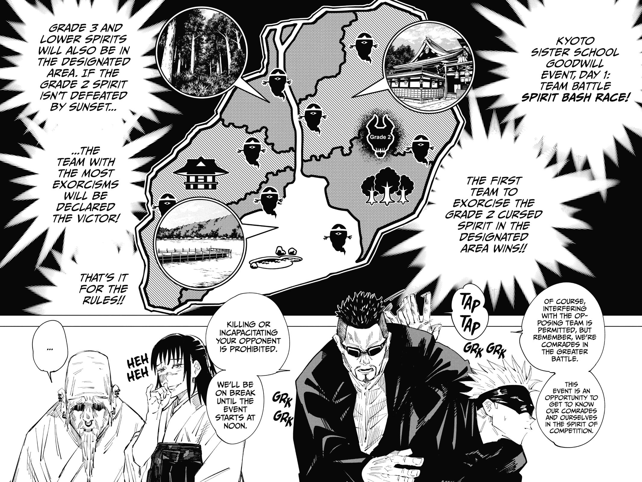Jujutsu Kaisen Manga Chapter 33 page 2 - Kyoto Sister School Goodwill Event - Team Battle, Part 0