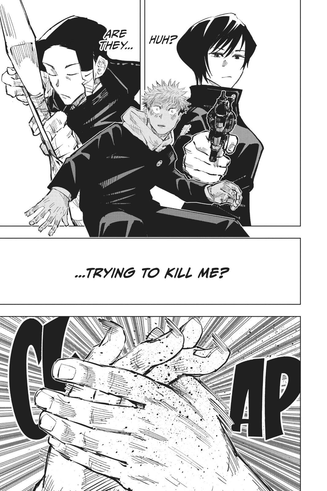 Jujutsu Kaisen Manga Chapter 35 page 17 - Kyoto Sister School Goodwill Event - Team Battle, Part 2