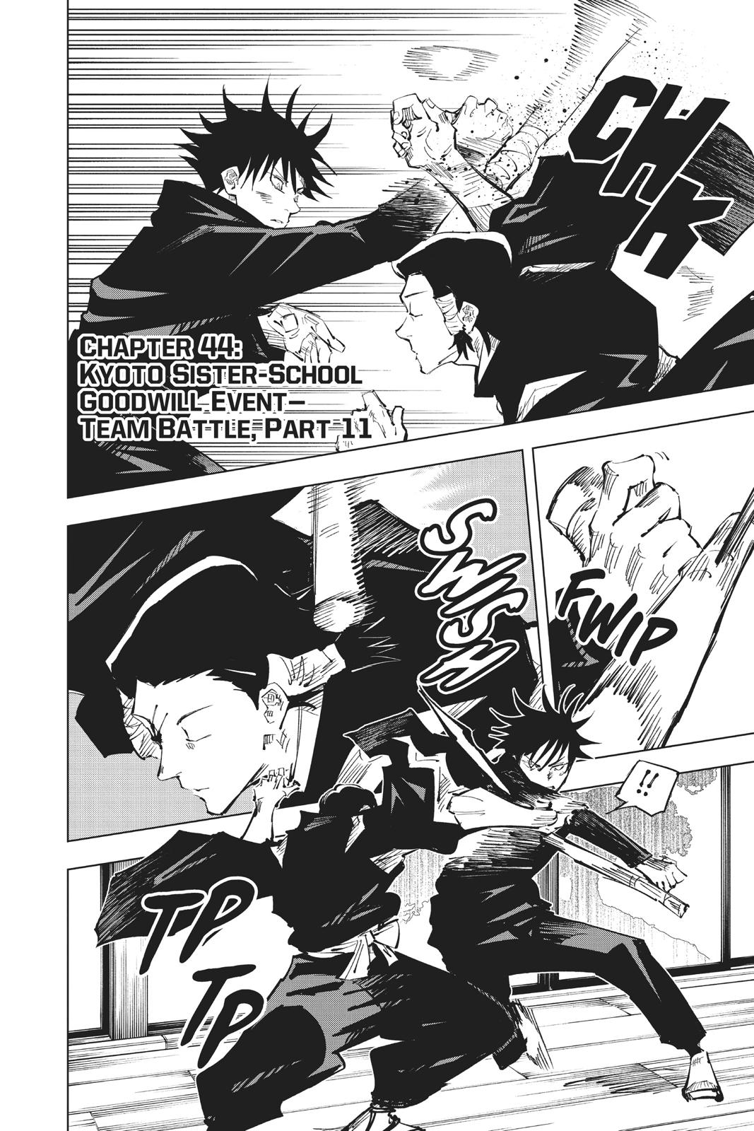 Jujutsu Kaisen Manga Chapter 44 page 8 - Kyoto Sister School Goodwill Event - Team Battle, Part 11