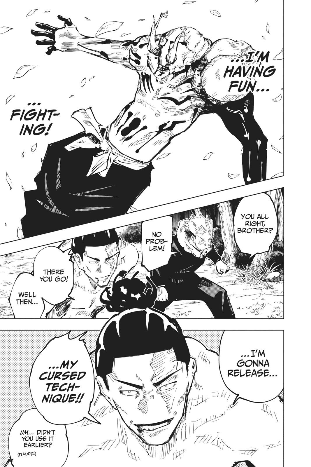 Jujutsu Kaisen Manga Chapter 49 page 21 - Constrained