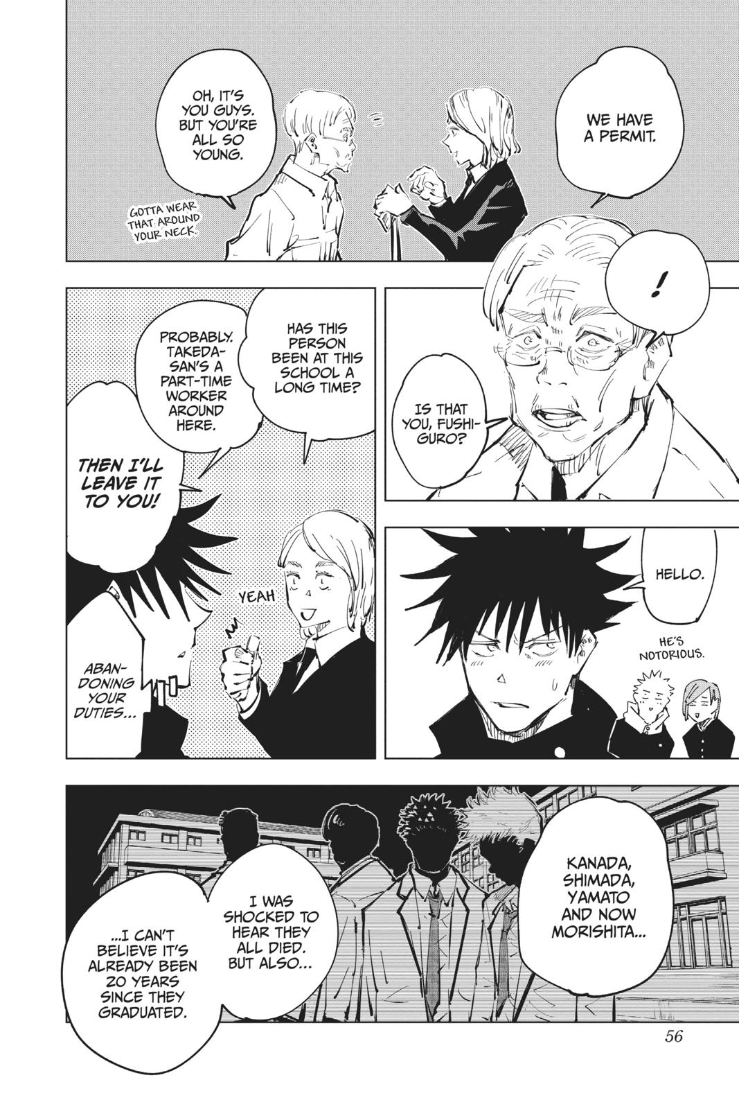 Jujutsu Kaisen Manga Chapter 55 page 10 - The Origin of Obedience
