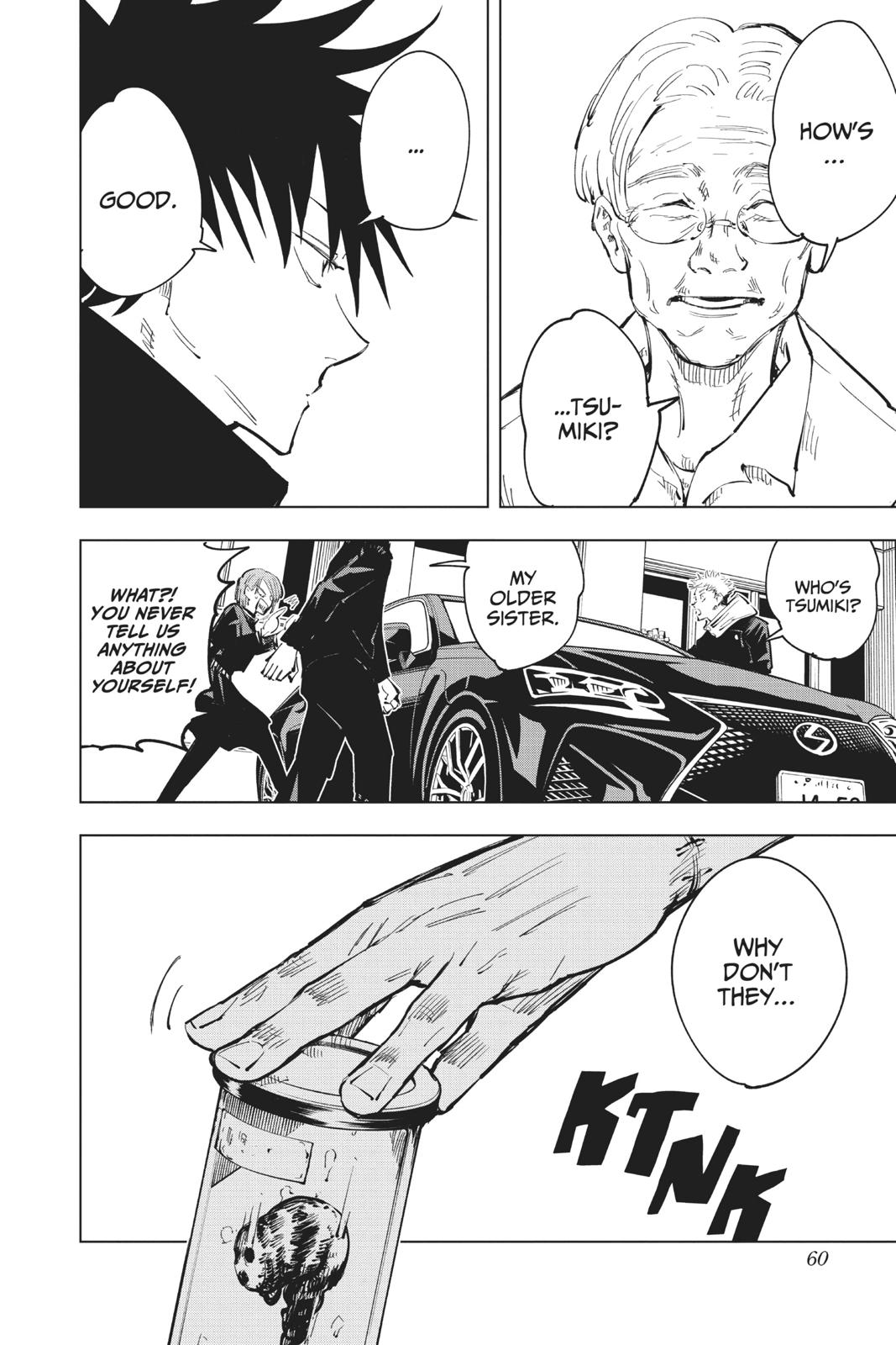 Jujutsu Kaisen Manga Chapter 55 page 14 - The Origin of Obedience
