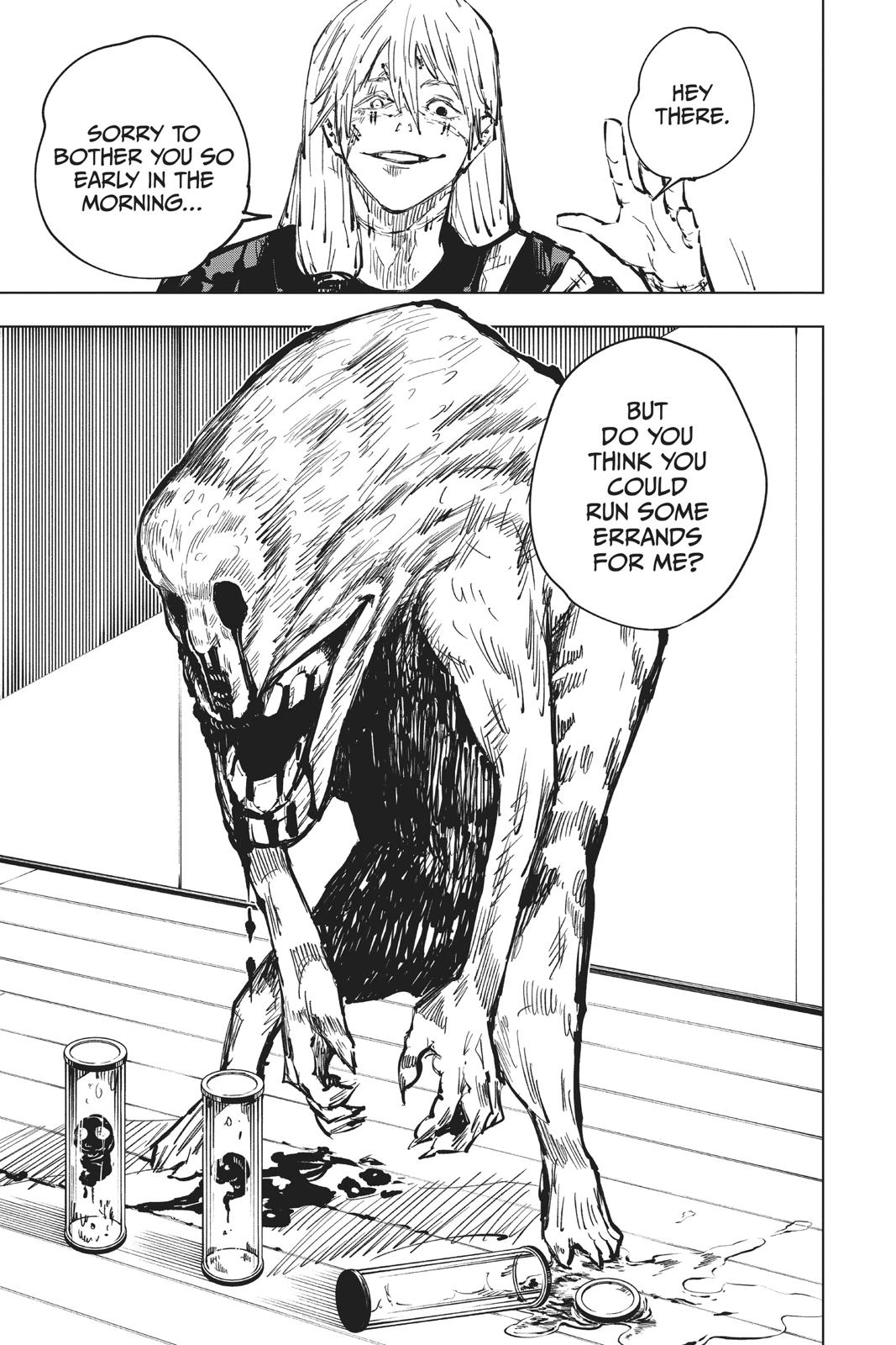 Jujutsu Kaisen Manga Chapter 55 page 19 - The Origin of Obedience