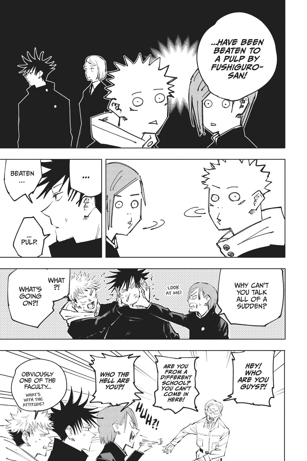 Jujutsu Kaisen Manga Chapter 55 page 9 - The Origin of Obedience