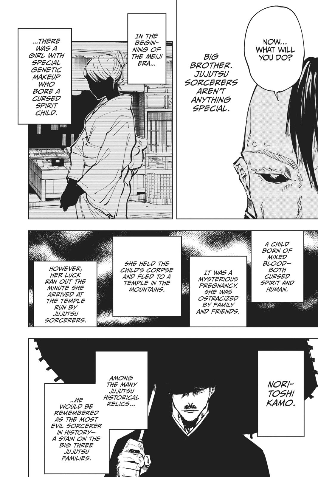 Jujutsu Kaisen Manga Chapter 60 page 12 - The Origin of Obedience, Part 6