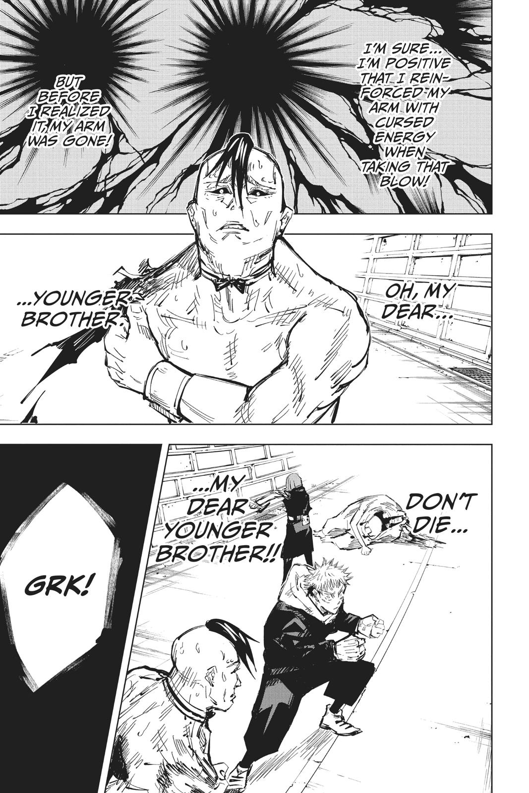 Jujutsu Kaisen Manga Chapter 61 page 15 - The Origin of Obedience, Part 7