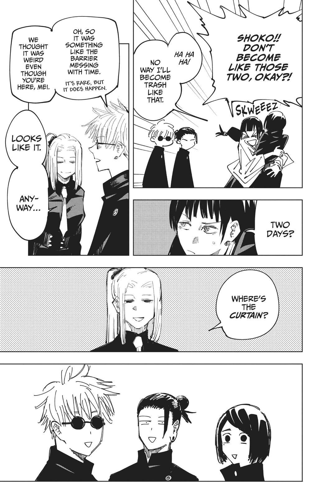 Jujutsu Kaisen Manga Chapter 65 page 13 - Hidden Inventory
