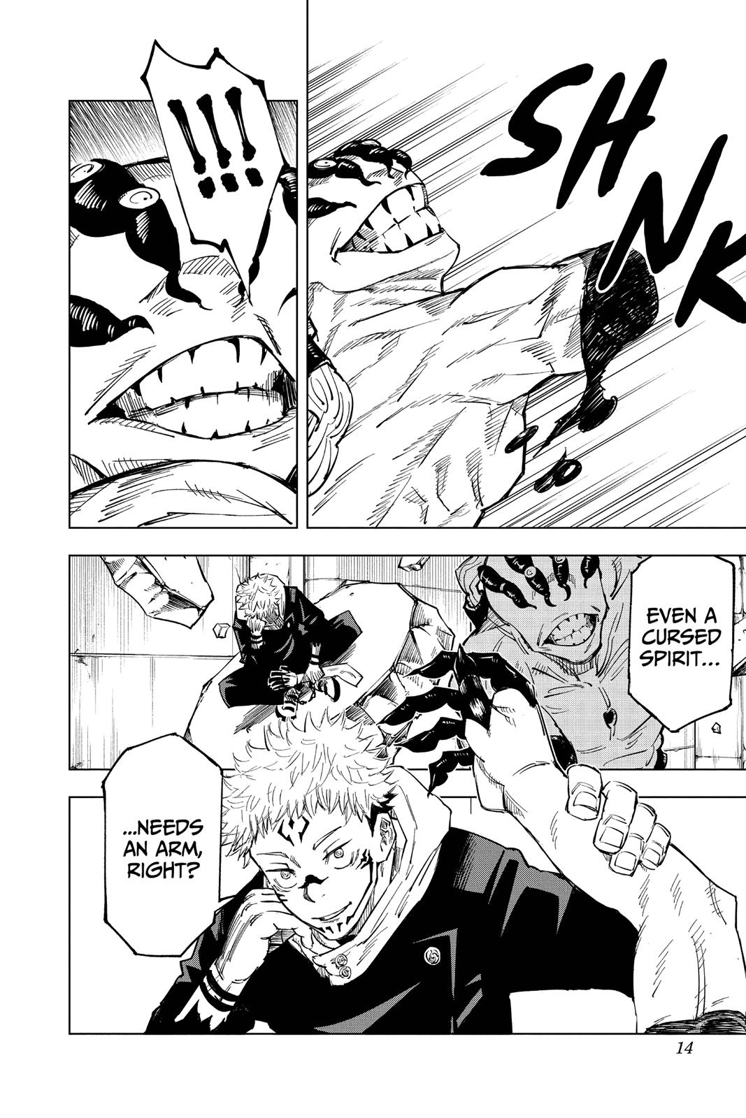 Jujutsu Kaisen Manga Chapter 8 page 14 - Fearsome Womb, Part 3
