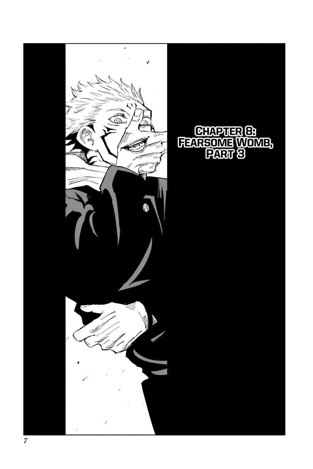 Jujutsu Kaisen Manga Chapter 8 page 7 - Fearsome Womb, Part 3