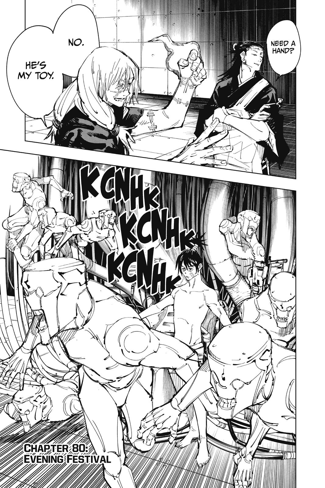 Jujutsu Kaisen Manga Chapter 80 page 7 - Evening Festival