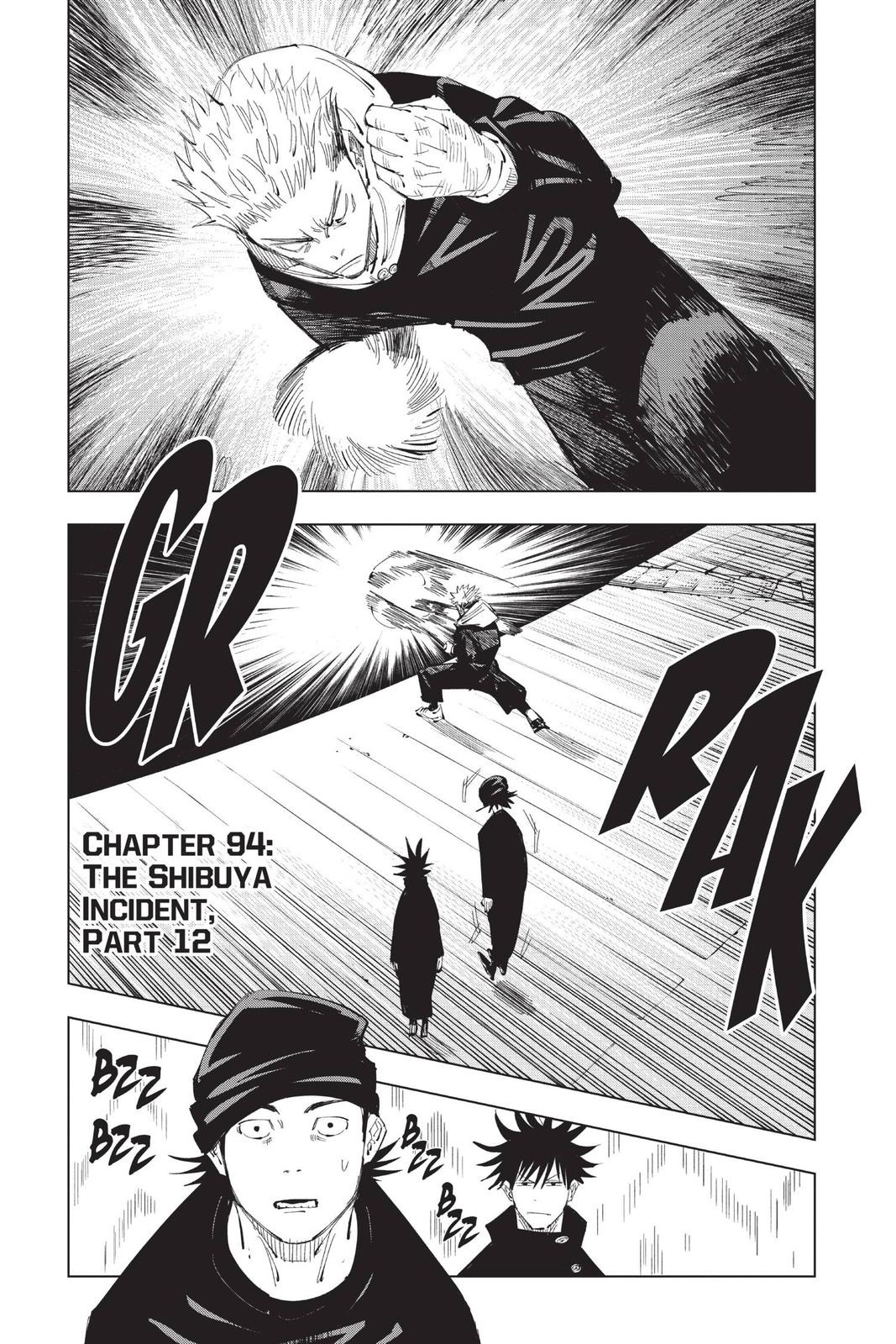 Jujutsu Kaisen Manga Chapter 94 page 1 - The Shibuya Incident, Part 12
