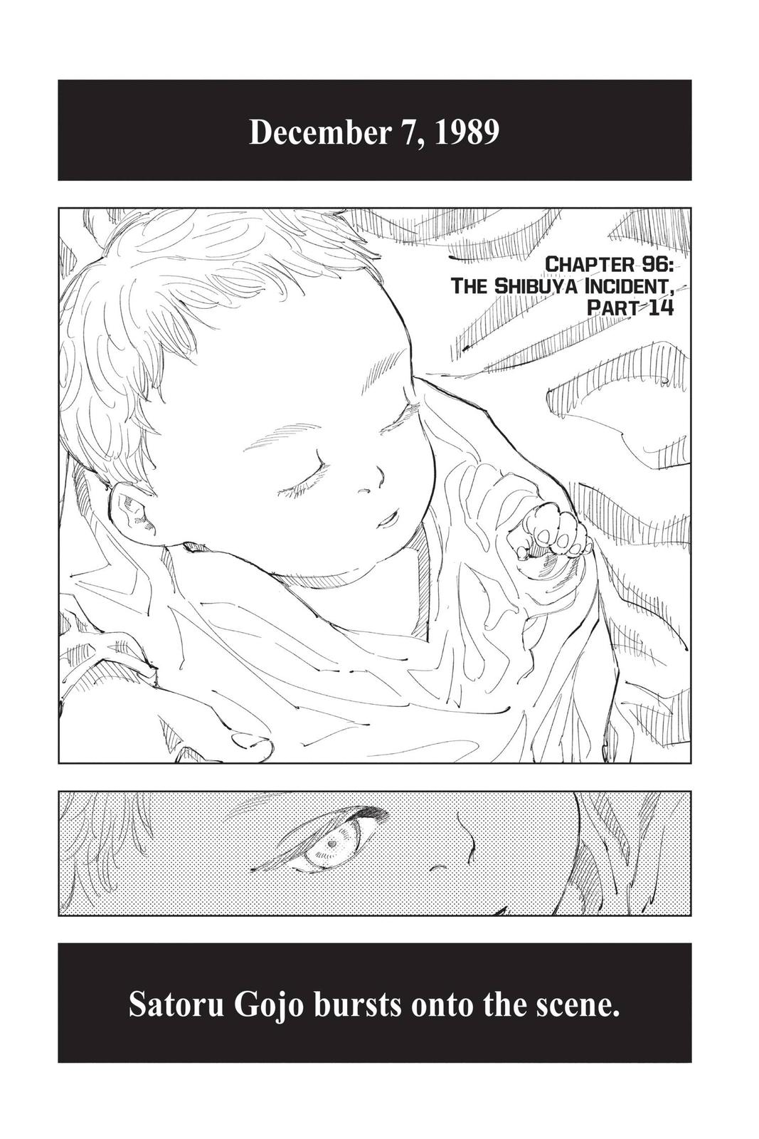 Jujutsu Kaisen Manga Chapter 96 page 1 - The Shibuya Incident, Part 14