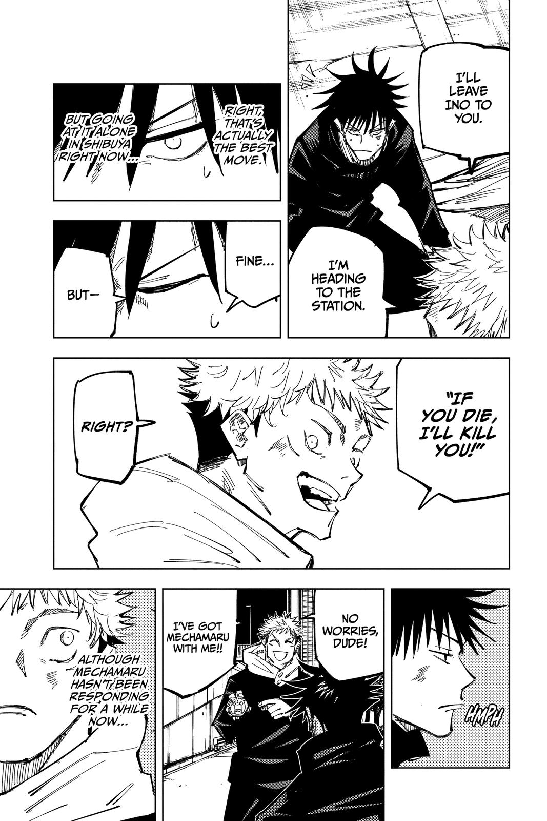 Jujutsu Kaisen Manga Chapter 98 page 15 - The Shibuya Incident, Part 16