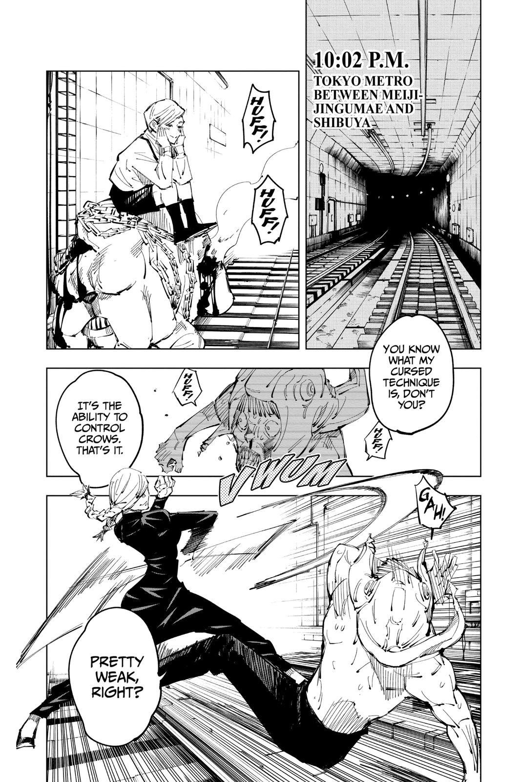 Jujutsu Kaisen Manga Chapter 98 page 18 - The Shibuya Incident, Part 16