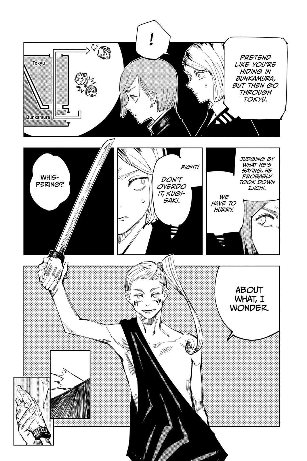 Jujutsu Kaisen Manga Chapter 99 page 4 - The Shibuya Incident, Part 17